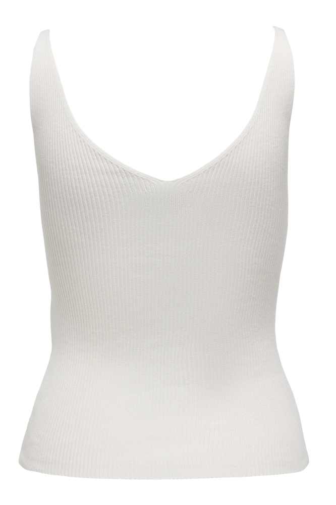 JDYNANNA S/L EMBROIDERY TOP KNT 15257194 CLOUD DANCER/ LEMON EMBROIDERY